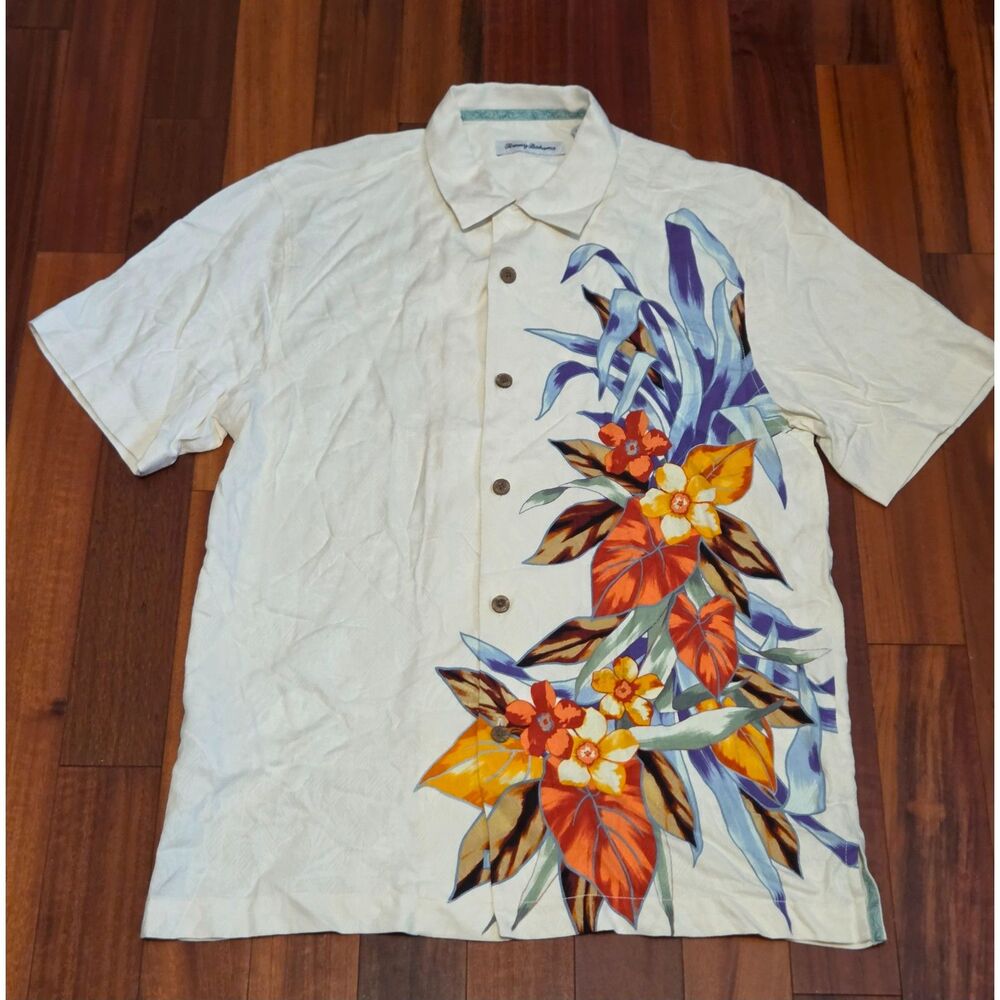 Tommy Bahama Tropical Men's S Short-Sleeved Shirt Button-up Vacation